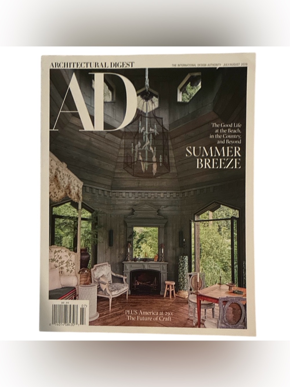 AD Architectural Digest Magazine July August 2026 America at 250 Summer Breeze